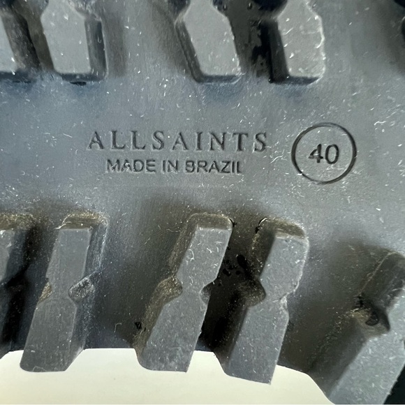 ALLSAINTS Raquel Gladiator Leopard Print Leather Strap Buckle Open Sandal Sz 40 - Picture 12 of 13